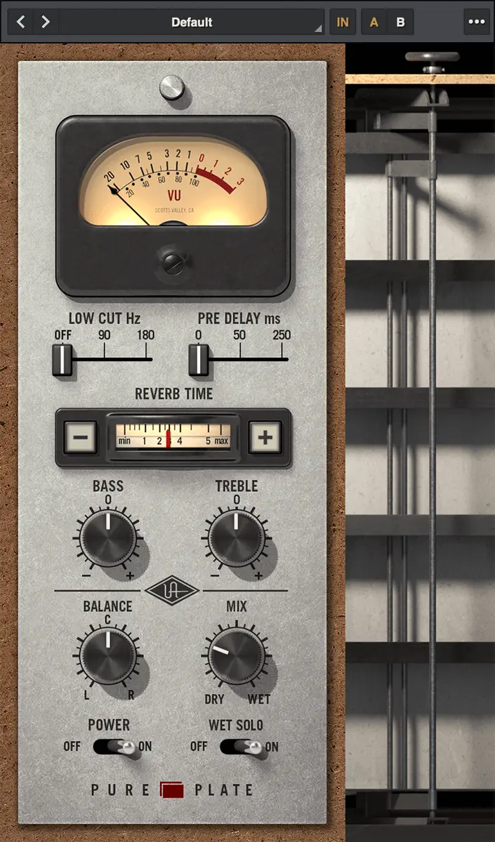 Universal Audio Pure Plate Reverb